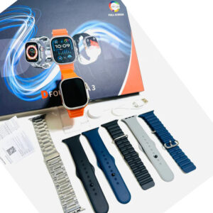 D Four Ultra 3 Smart Watch – 2.09″ HD Display, Bluetooth Calling, 7 Straps & Health Tracking - Image 1