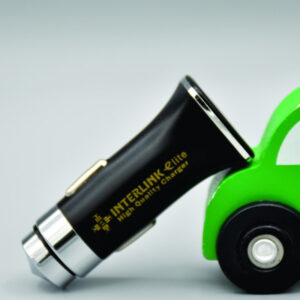 Interlink 22.5W PD Car Charger – Dual USB-C + USB-A Ports with Smart Fast-Charge - Image 2