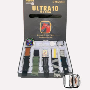 Ultra 10 Smart Watch (10‑in‑1) – 2.20″ HD Touchscreen, Bluetooth Calling & 10 Straps - Image 3