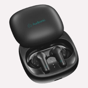 Audionic 550 Slide Wireless Earbuds – For Music, Gaming & Calls – Compact & Powerful - Image 1