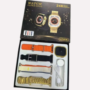 Watch Ultra 24K Gold Edition – 2.02″ Full Touch Screen, Bluetooth Calling & 24K Gold Finish - Image 3